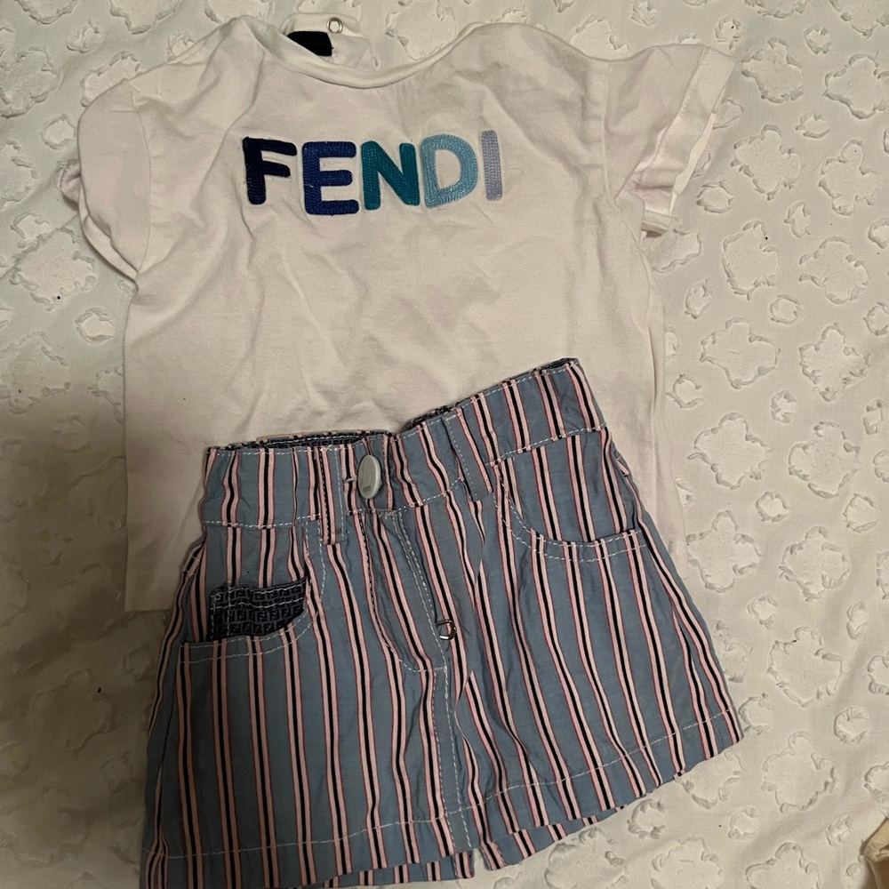 designer infant outfit